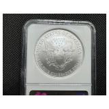 2007 American Silver Eagle NGC MS69 NGC Price Guide is $55