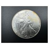 1992 BU American Silver Eagle 1 Oz. Coin