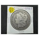 Key Date 1892-S Morgan Silver Dollar