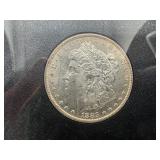 GSA Uncirculated 1883-CC Morgan Dollar with Original Box and COA