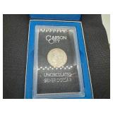 GSA Uncirculated 1883-CC Morgan Dollar with Original Box and COA