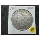 1885 Morgan Silver Dollar