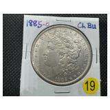 1885-O  Morgan Silver Dollar Marked Choice BU When Purchased