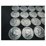 Twenty Bicentennial Fifty Cent Pieces