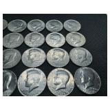 Twenty Bicentennial Fifty Cent Pieces