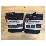 PERFORMANCE TOOL Lot of 2- W88979 3-Bag Sets: Durable Polyester Pouches with Carabiner and Hang Loops for Parts and Accessories Organization
