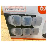 TACTIX Set of 6- Wall Mounted Jars (0730248.24)