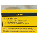 DeWalt 17 Piece 3/8" Bit Socket Set Model # DWMT73806 0805247.50