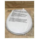 New Glacier Bay 10 inch Rough In Two-Piece 1.28 GPF Single Flush Round Toilet in White Seat Included Model # N2428R-10