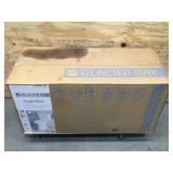 New Glacier Bay 10 inch Rough In Two-Piece 1.28 GPF Single Flush Round Toilet in White Seat Included Model # N2428R-10