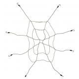 Lot of 2 - Keeper zip net adjustable cargo net Model # 03141