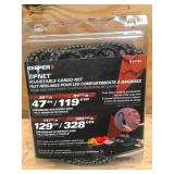 Lot of 2 - Keeper zip net adjustable cargo net Model # 03141