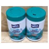 Lot of 2 - Hand Sanitizing Wipes (80 wipes per container)