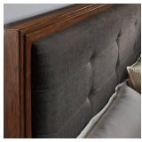Ashley Furniture Ralene Upholstered Panel Bed B594-57-54-96- Medium Brown Queen