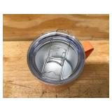 12 oz peach colored mug with a lid 0725242.90