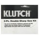 Klutch 3 Piece Double-Sharp Saw Kit Model # 40015