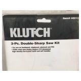 Klutch 3 Piece Double-Sharp Saw Kit Model # 40015