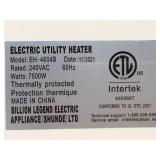 Pro Fusion Electric Utility Heater Model # EH-4604B