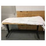 Pallet of pillows and blankets