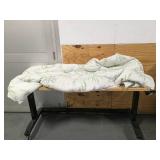 Pallet of pillows and blankets