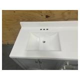 LONDON 60" Double Sink Bathroom Vanity with Top- Gray