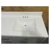 LONDON 60" Double Sink Bathroom Vanity with Top- Gray