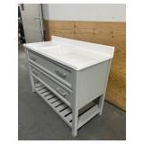 SORRENTO 48" Single Sink Bathroom Vanity with Top- Gray