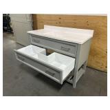 SORRENTO 48" Single Sink Bathroom Vanity with Top- Gray