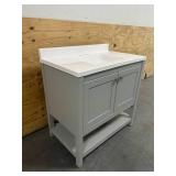 TRENTO 36" Single Sink Bathroom Vanity - Gray