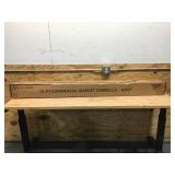 ALLEN + ROTH 10-ft Commercial Navy Auto-tilt Market Patio Umbrella