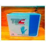 TAC- Case of- Powder Free Blue Nitrile Gloves Size L (1000 gloves)