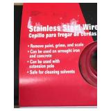 Red Devil Stainless Steel Wire Scrub Brush Model # 4166
