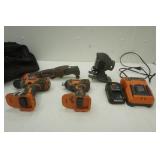 Rigid cordless tool set
