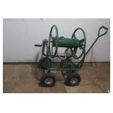 Hose reel on wheels