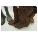 Girls boot lot, size 2-3