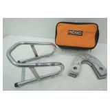 Wheel chock and ladder hinge