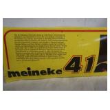 Meineke 41 cast iron race car, signed