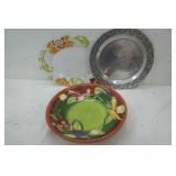 Serving platters and bowl