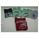 Small to medium t shirts, Miller time