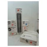 Two black chimney lengths, tee and more