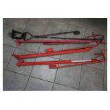 3 aluminum "pump jacks"
