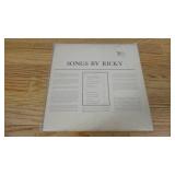 Ricky Nelson-Song By Ricky-1959-Vinyl LP