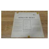 Ricky Nelson-Songs By Ricky-1959-Vinyl LP