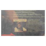 Barry Manilow Silhouette  7" Promo Vinyl -1984