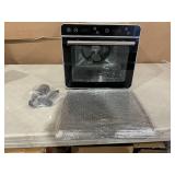 PARTPHONER Set of 2 Table Lamps with USB C+A Fast Charging Ports, 26" Tall