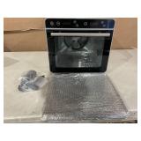 PARTPHONER Set of 2 Table Lamps with USB C+A Fast Charging Ports, 26" Tall