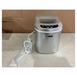 VIVOHOME Electric Portable Compact Countertop Automatic Ice Cube Maker Machine with Hand Scoop and Self Cleaning, Silver