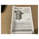 Megamaster 2-Burner Propane Barbecue Gas Grill with Foldable Side Tables, Perfect for Camping, Outdoor Cooking