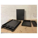 Megamaster 2-Burner Propane Barbecue Gas Grill with Foldable Side Tables, Perfect for Camping, Outdoor Cooking