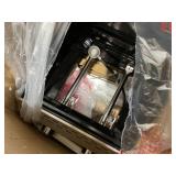 Megamaster 2-Burner Propane Barbecue Gas Grill with Foldable Side Tables, Perfect for Camping, Outdoor Cooking